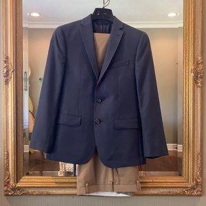 Lauren Ralph Lauren boys navy and khaki suit, size 14R
